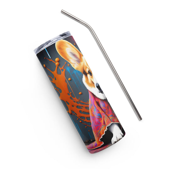 Pembroke Welsh Corgi- Stainless steel tumbler v3