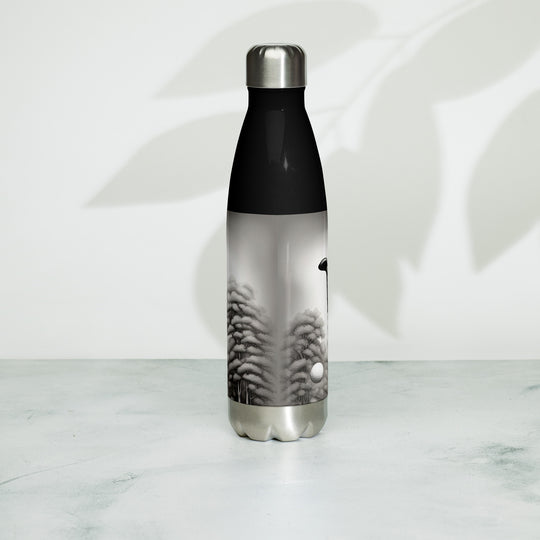 Stainless steel water bottle-Labrador Retriever Golfer V7