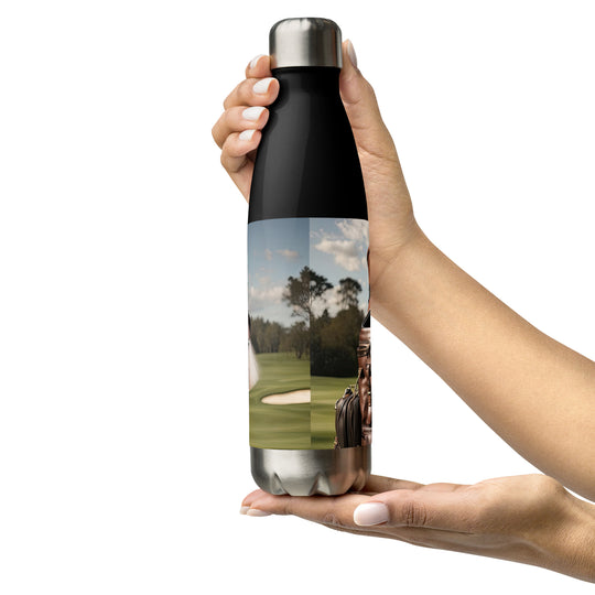 Poodle Golfer- Stainless steel water bottle v3