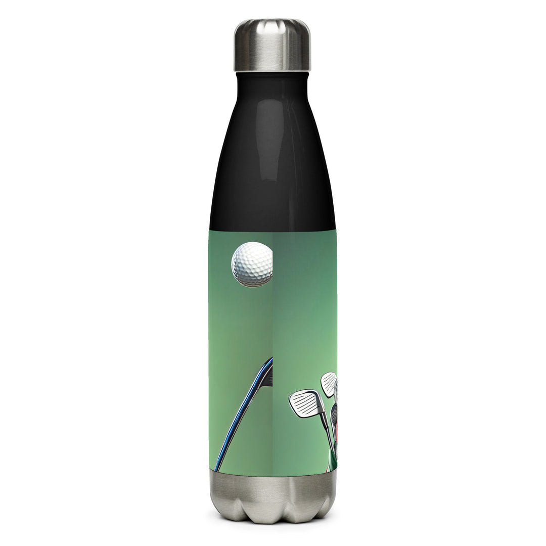 Bulldog Golfer- Stainless Steel Water Bottle v2