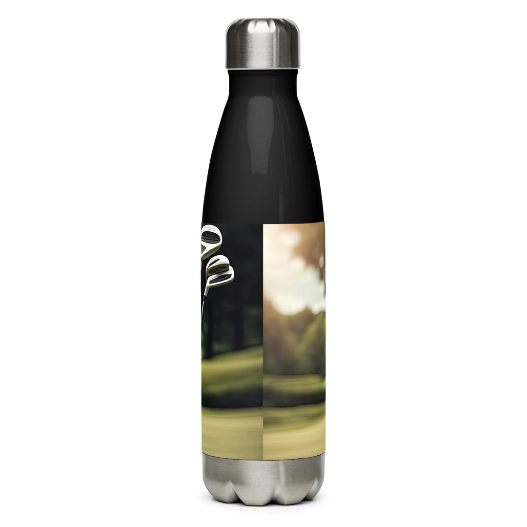 Beagle Golfer- Stainless Steel Water Bottle