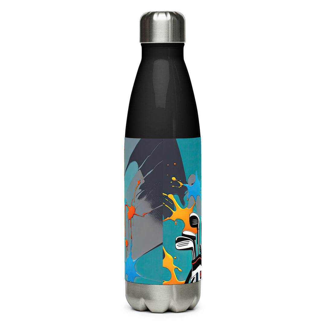 Beagle Golfer- Stainless Steel Water Bottle v4