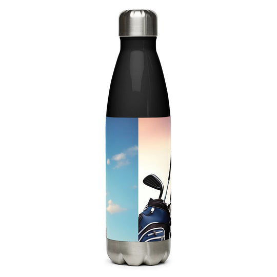 Australian Shepherd Golfer- Stainless steel water bottle