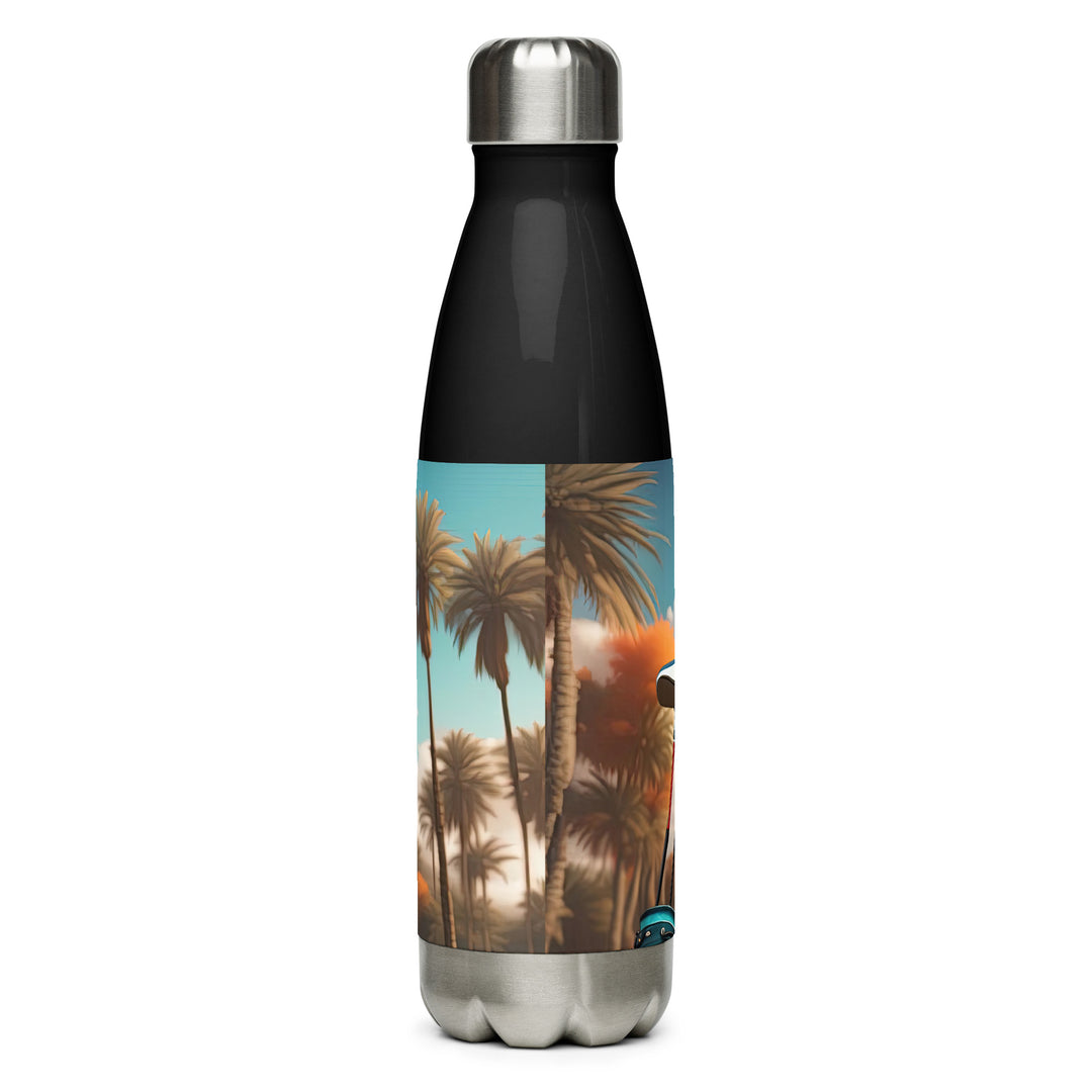 Australian Shepherd Golfer- Stainless steel water bottle v2