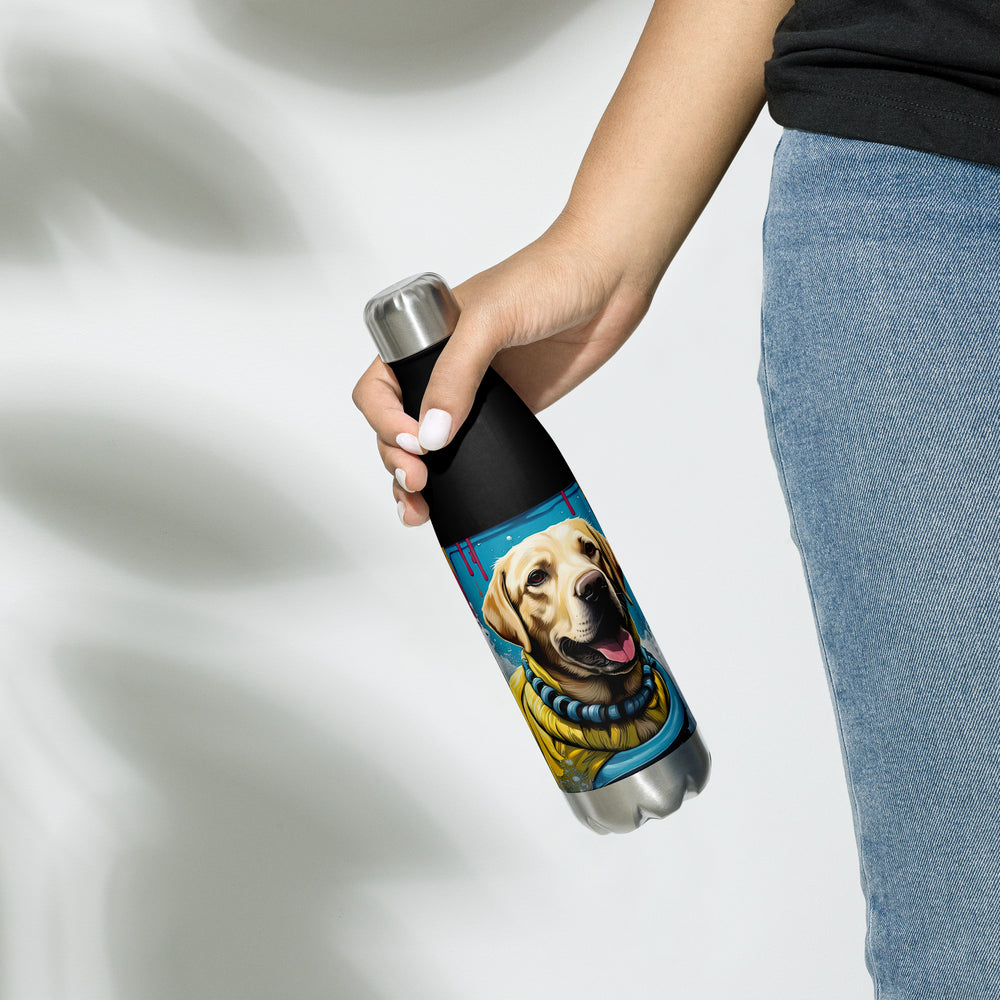 Stainless steel water bottle-Labrador Retriever