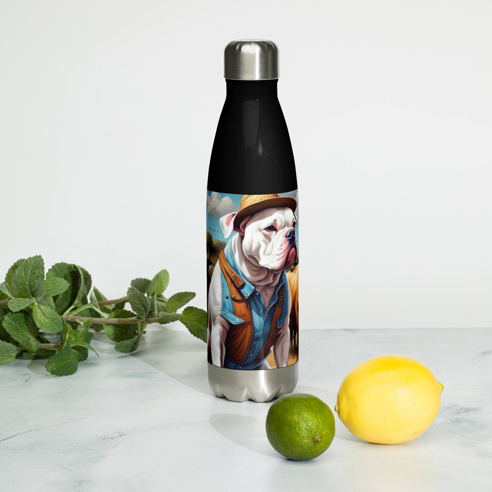 American Bulldog- Stainless steel water bottle v2