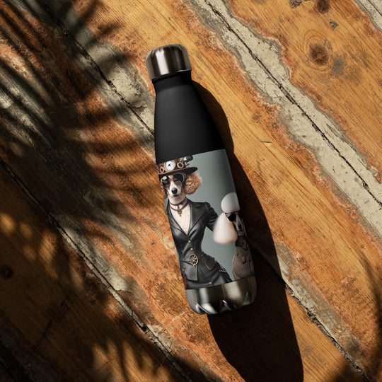 Poodle Golfer- Stainless steel water bottle v2