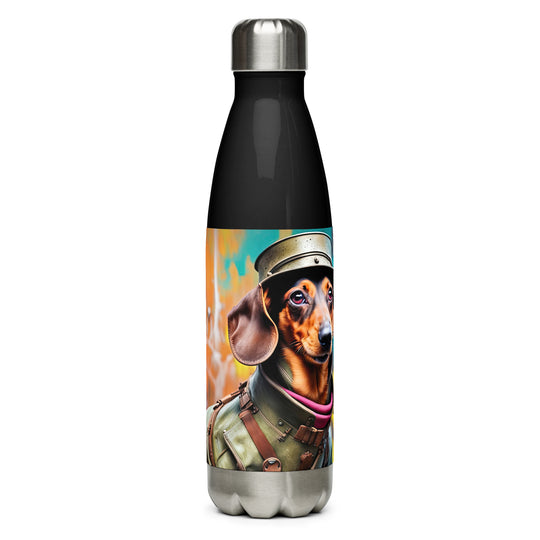 Dachshund- Stainless Steel Water Bottle