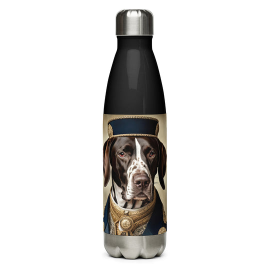 German Shorthaired Pointer- Stainless Steel Water Bottle v3