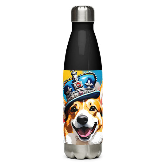 Pembroke Welsh Corgi- Stainless Steel Water Bottle v2