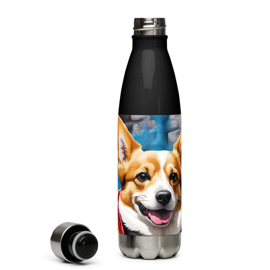 Pembroke Welsh Corgi- Stainless Steel Water Bottle v5