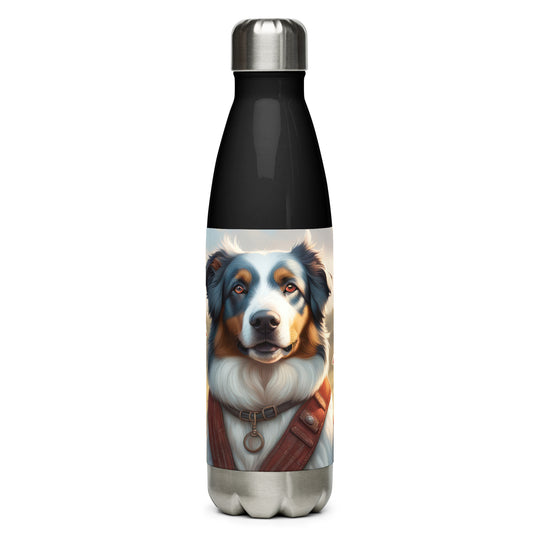 Australian Shepherd- Stainless steel water bottle v4