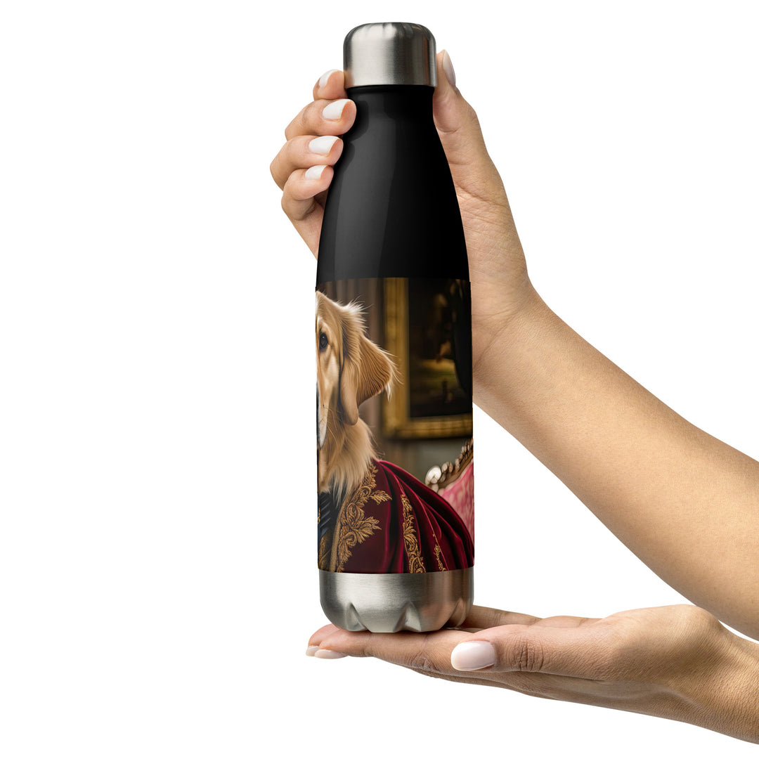 Golden Retriever- Stainless steel water bottle v3