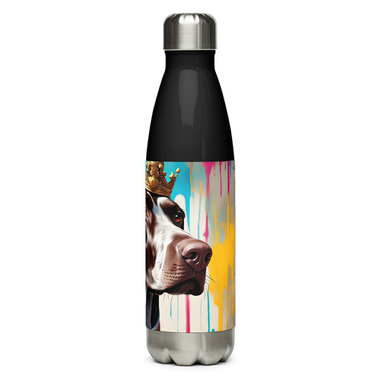 German Shorthaired Pointer- Stainless steel water bottle
