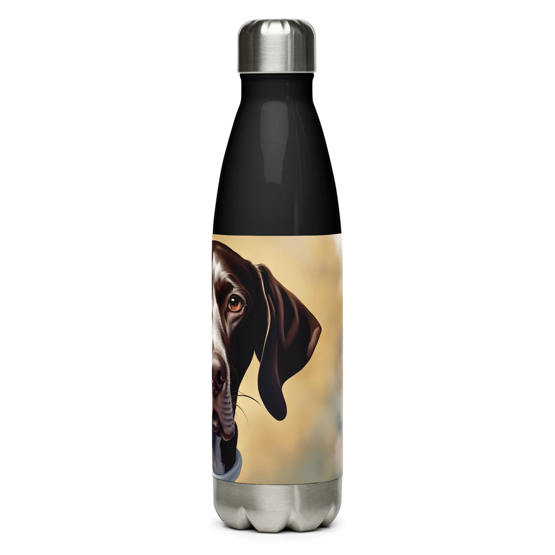 German Shorthaired Pointer- Stainless Steel Water Bottle v4