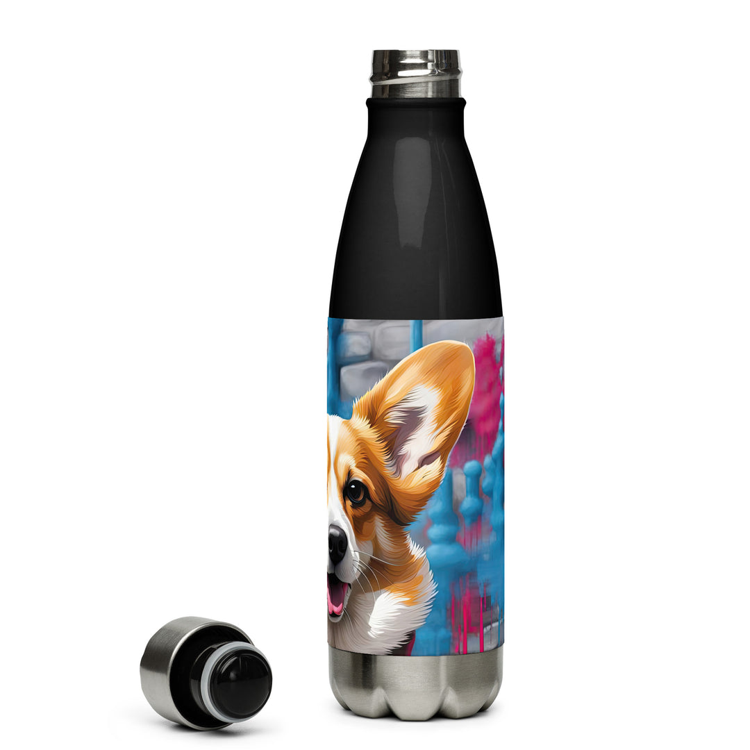 Pembroke Welsh Corgi- Stainless Steel Water Bottle v5