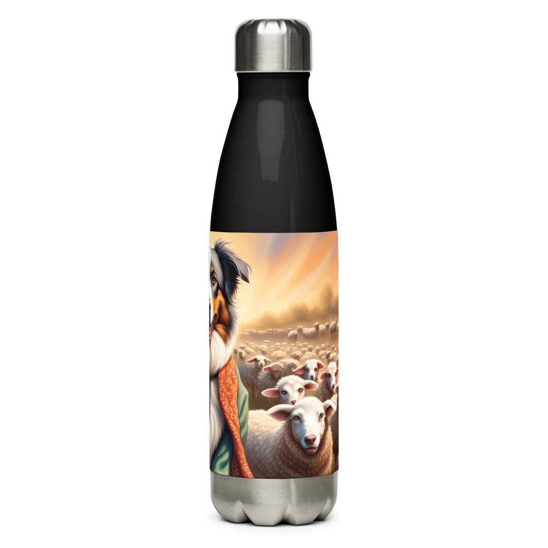 Australian Shepherd- Stainless steel water bottle