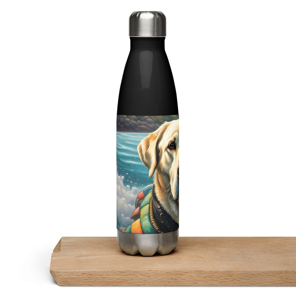 Stainless steel water bottle-Labrador Retriever V4