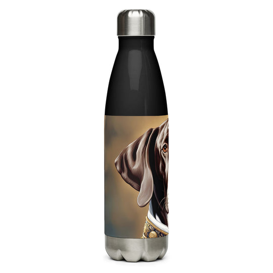 German Shorthaired Pointer- Stainless Steel Water Bottle v4