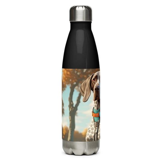 German Shorthaired Pointer Golfer- Stainless Steel Water Bottle