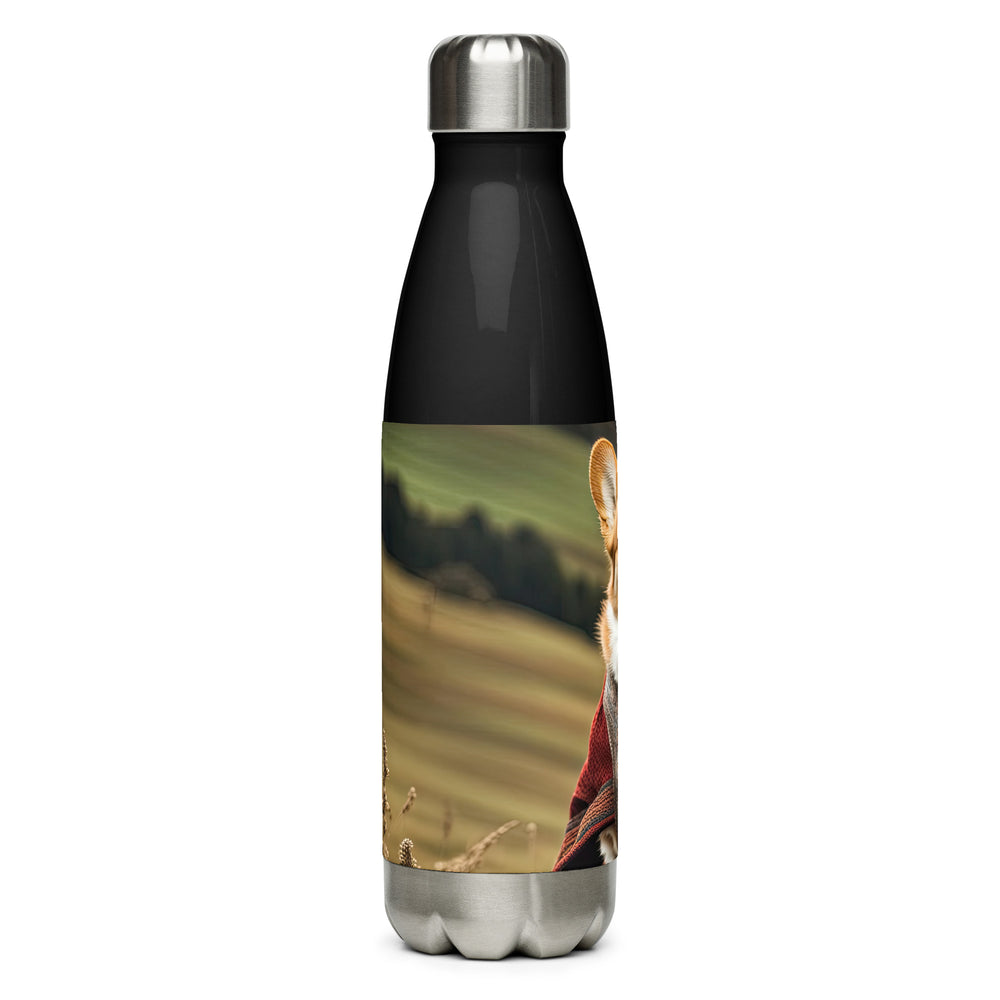 Pembroke Welsh Corgi- Stainless Steel Water Bottle v4