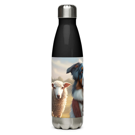 Australian Shepherd- Stainless steel water bottle v4