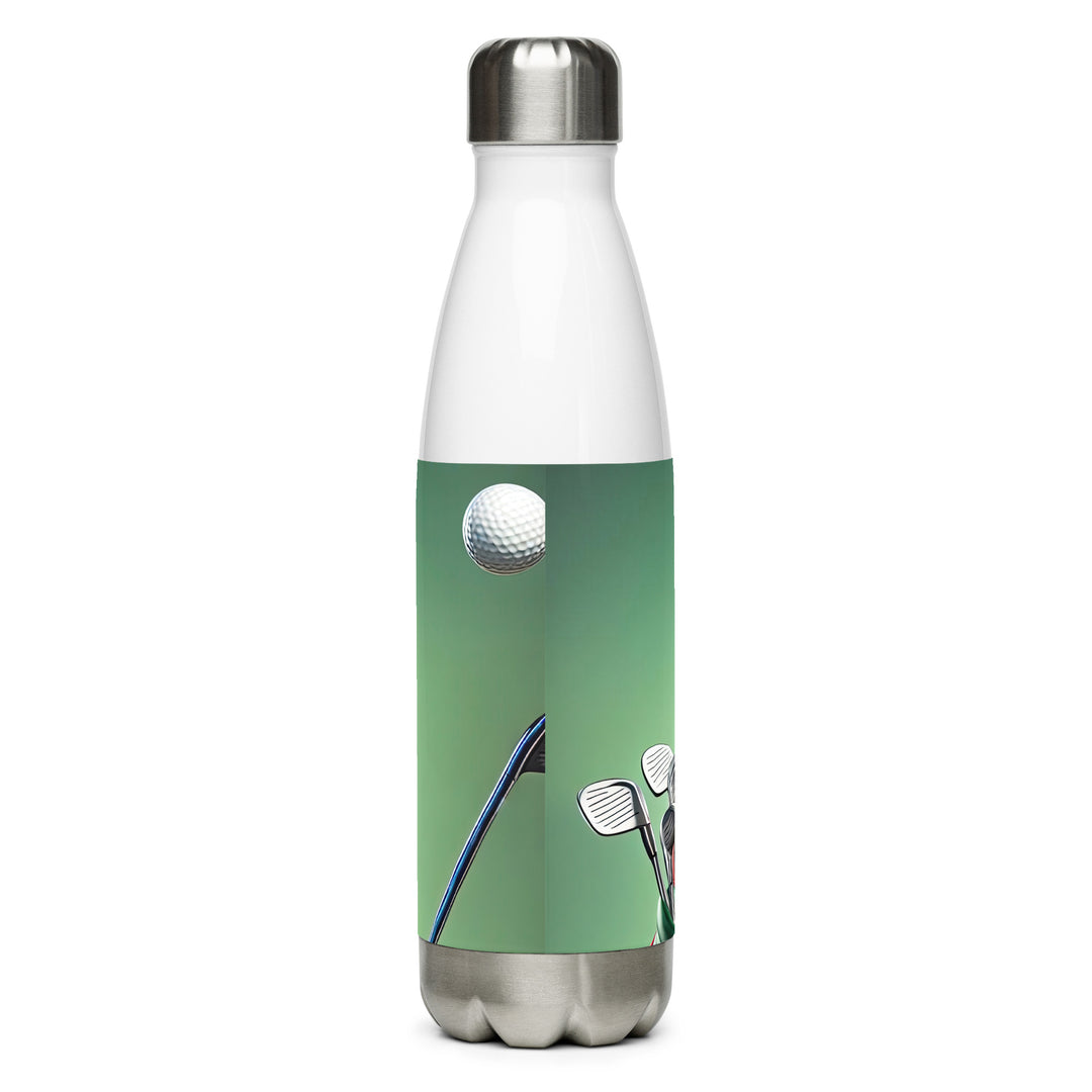 Bulldog Golfer- Stainless Steel Water Bottle v2