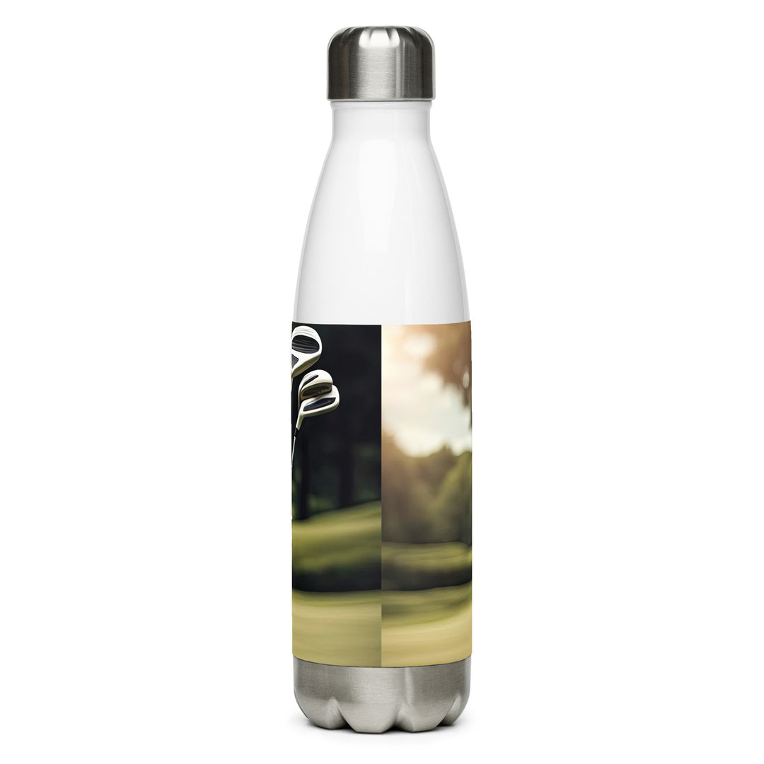 Beagle Golfer- Stainless Steel Water Bottle