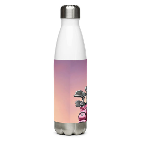 Beagle Golfer- Stainless Steel Water Bottle v3