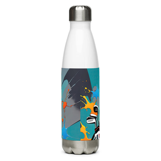 Beagle Golfer- Stainless Steel Water Bottle v4