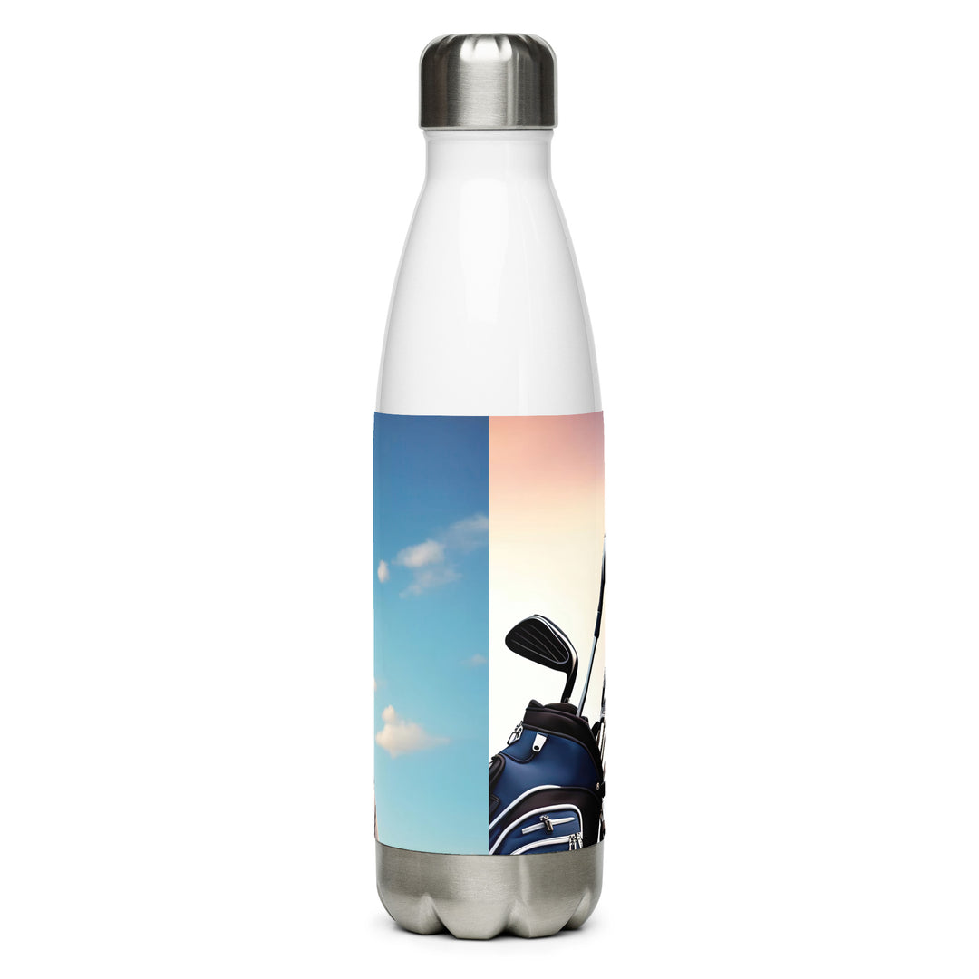 Australian Shepherd Golfer- Stainless steel water bottle