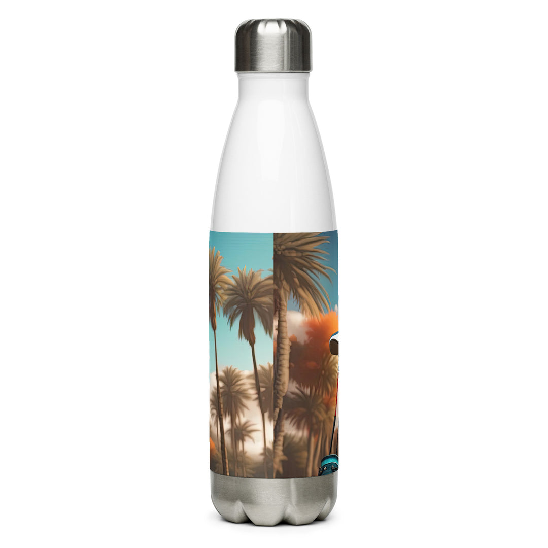 Australian Shepherd Golfer- Stainless steel water bottle v2