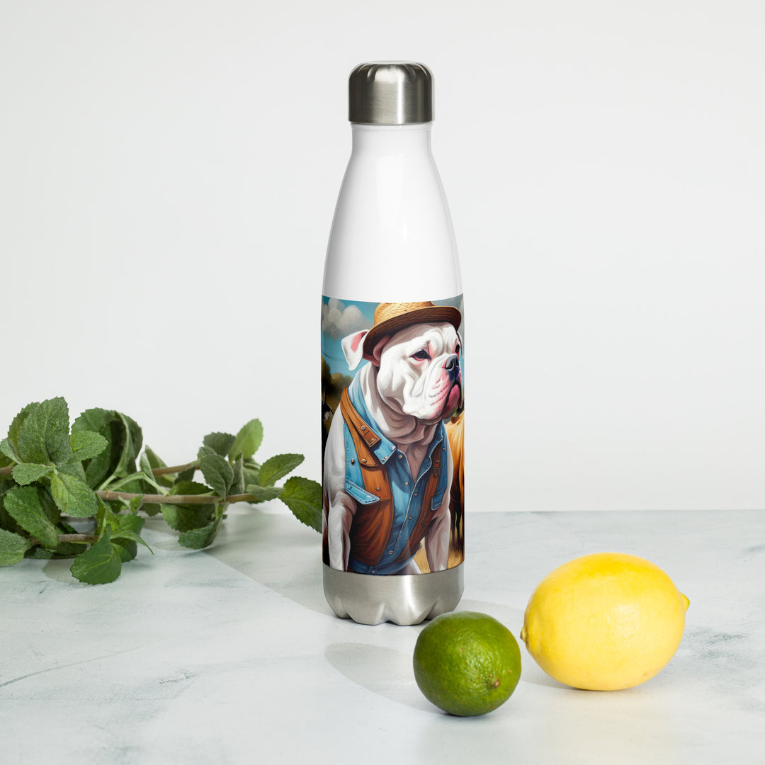 American Bulldog- Stainless steel water bottle v2