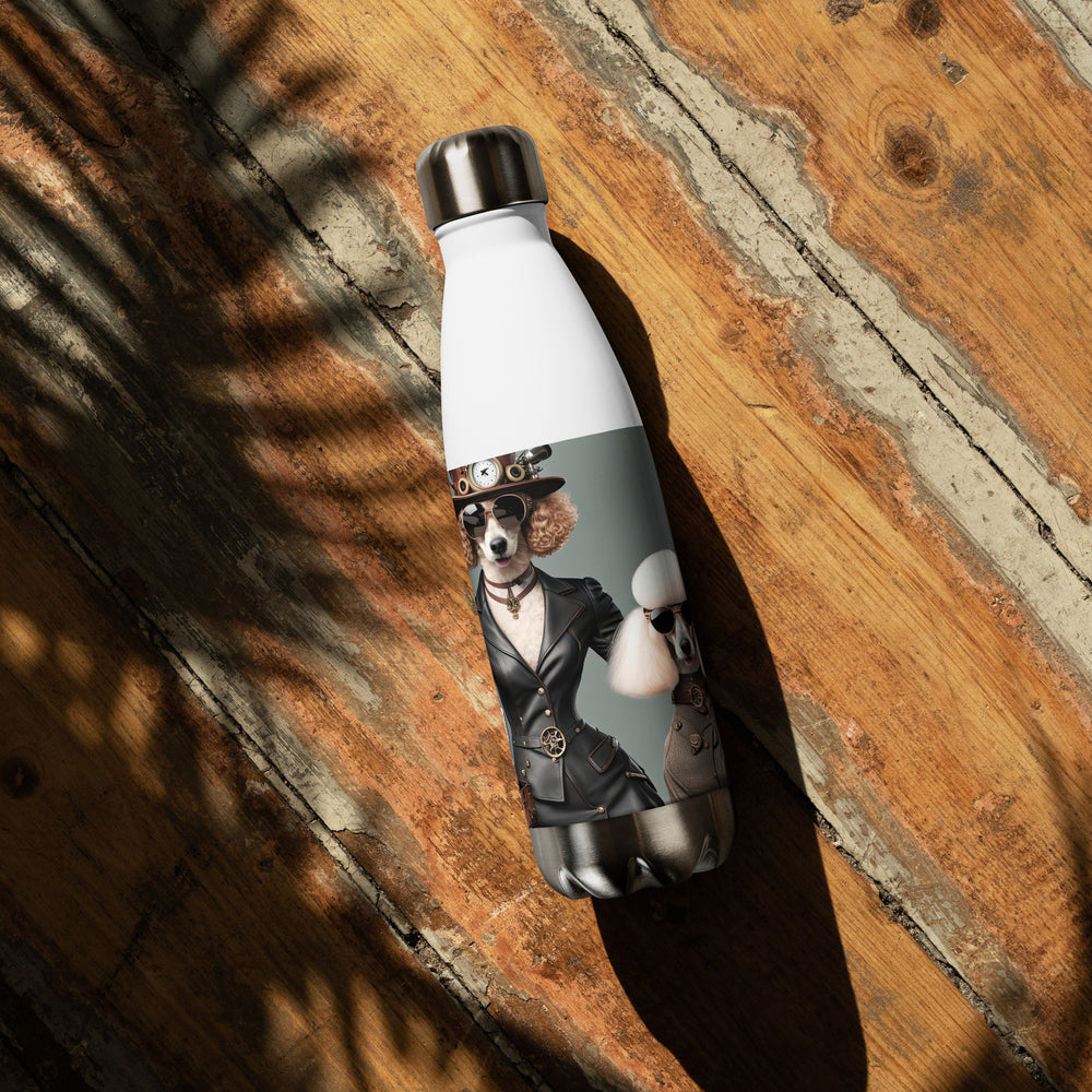 Poodle Golfer- Stainless steel water bottle v2