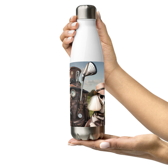 Poodle Golfer- Stainless steel water bottle v3