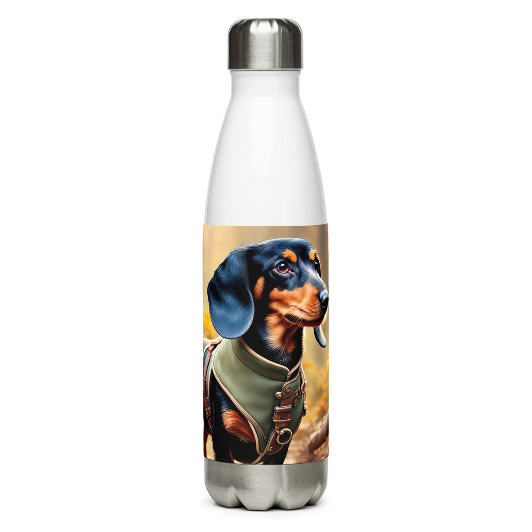 Dachshund- Stainless Steel Water Bottle v3