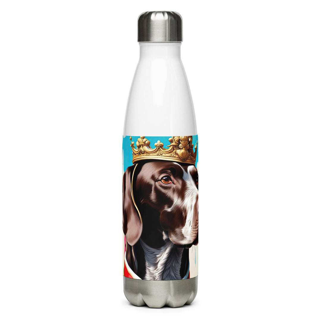 German Shorthaired Pointer- Stainless steel water bottle