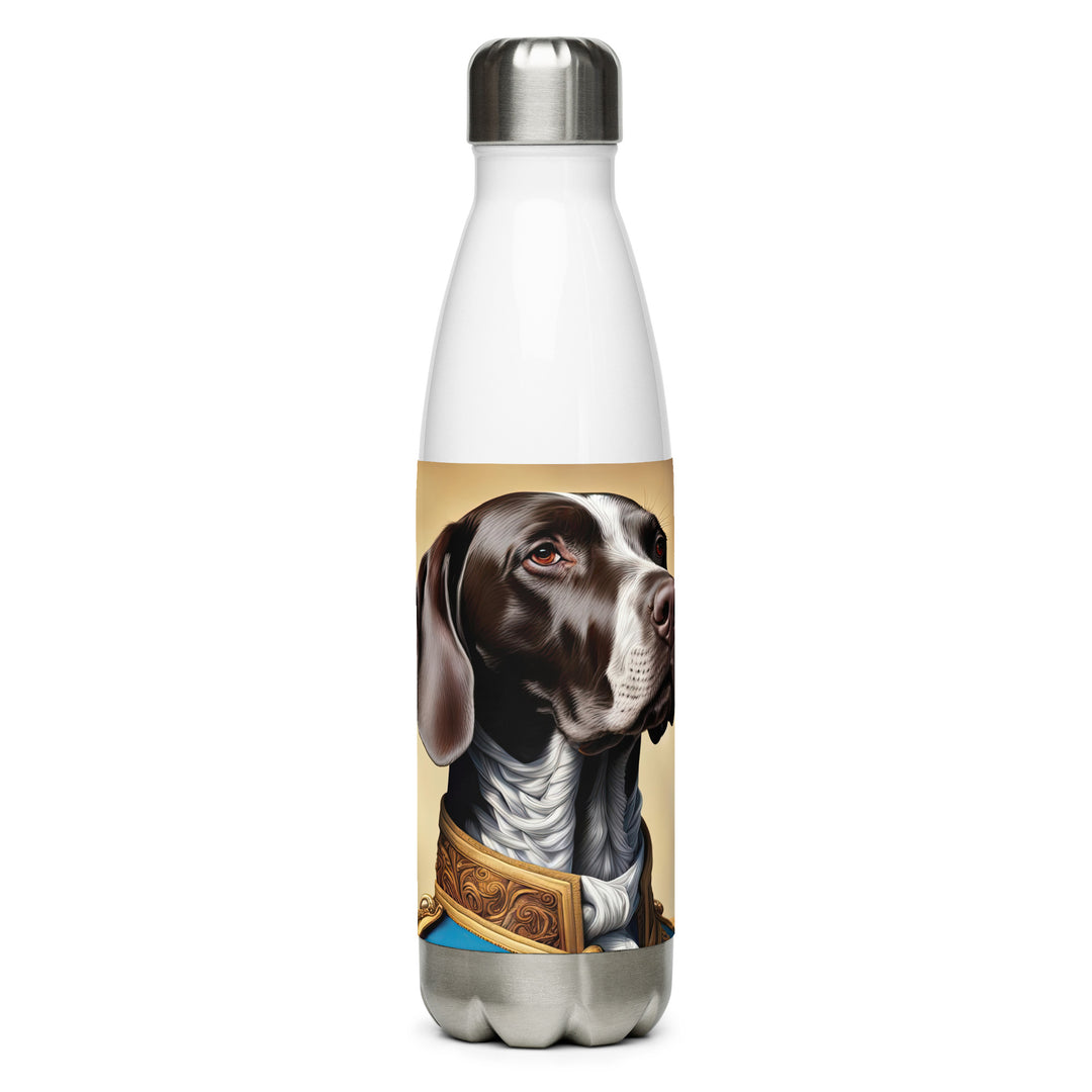 German Shorthaired Pointer- Stainless Steel Water Bottle v2