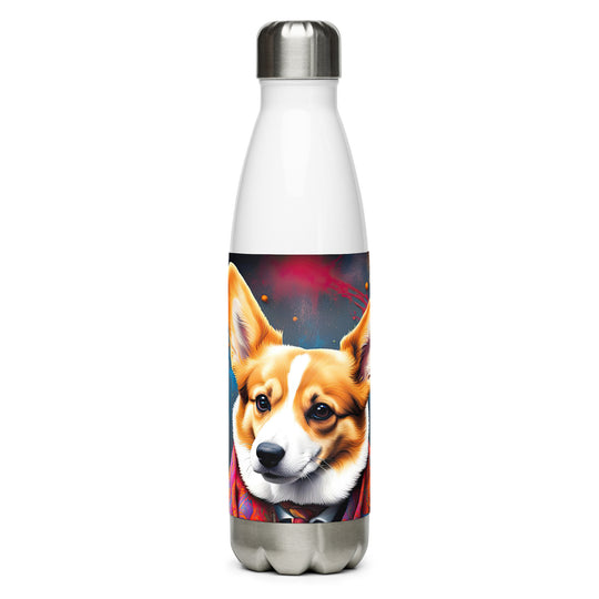 Pembroke Welsh Corgi- Stainless Steel Water Bottle v3