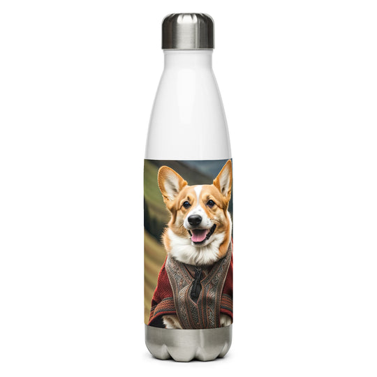 Pembroke Welsh Corgi- Stainless Steel Water Bottle v4