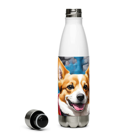 Pembroke Welsh Corgi- Stainless Steel Water Bottle v5