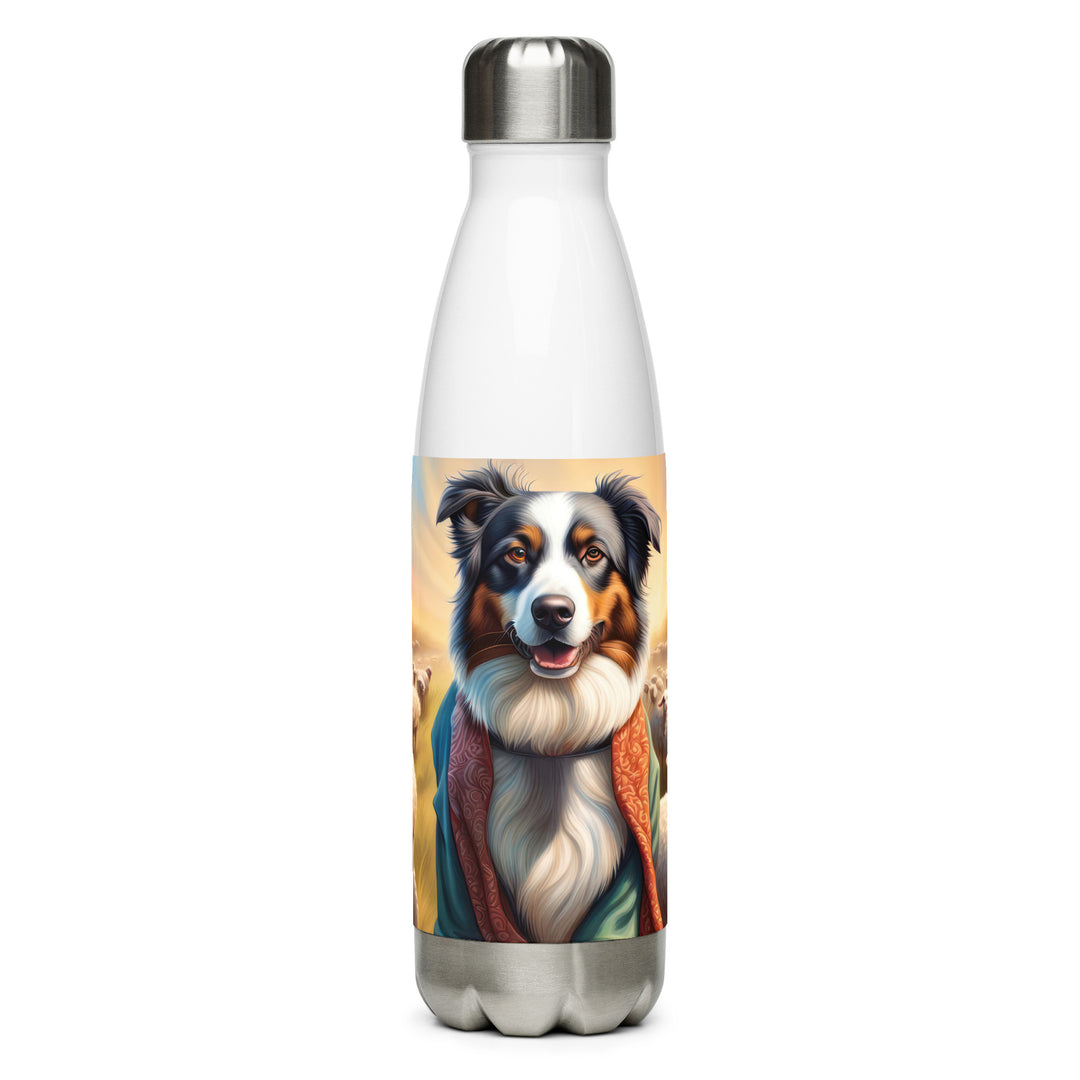 Australian Shepherd- Stainless steel water bottle