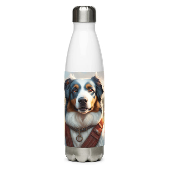 Australian Shepherd- Stainless steel water bottle v4