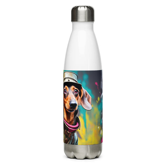 Dachshund- Stainless Steel Water Bottle