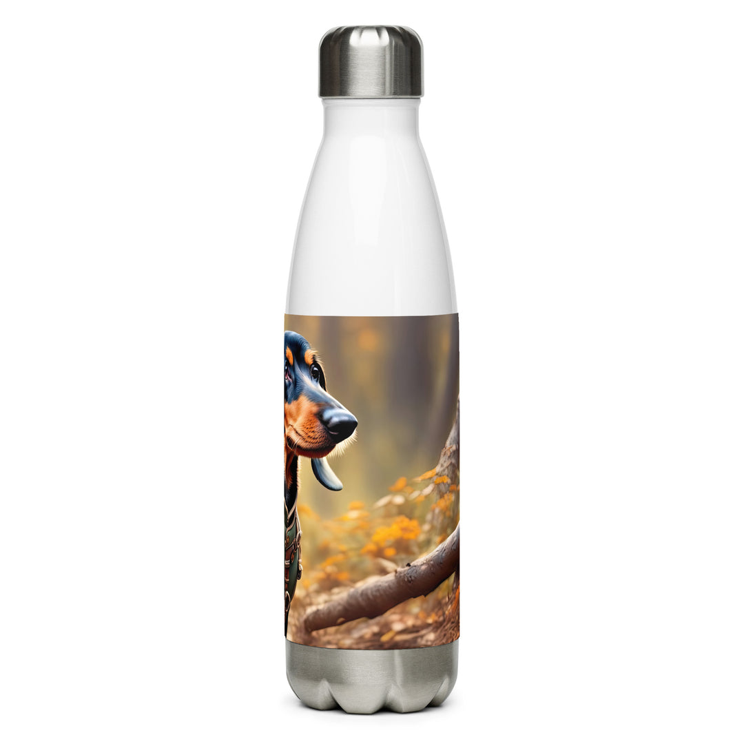 Dachshund- Stainless Steel Water Bottle v3