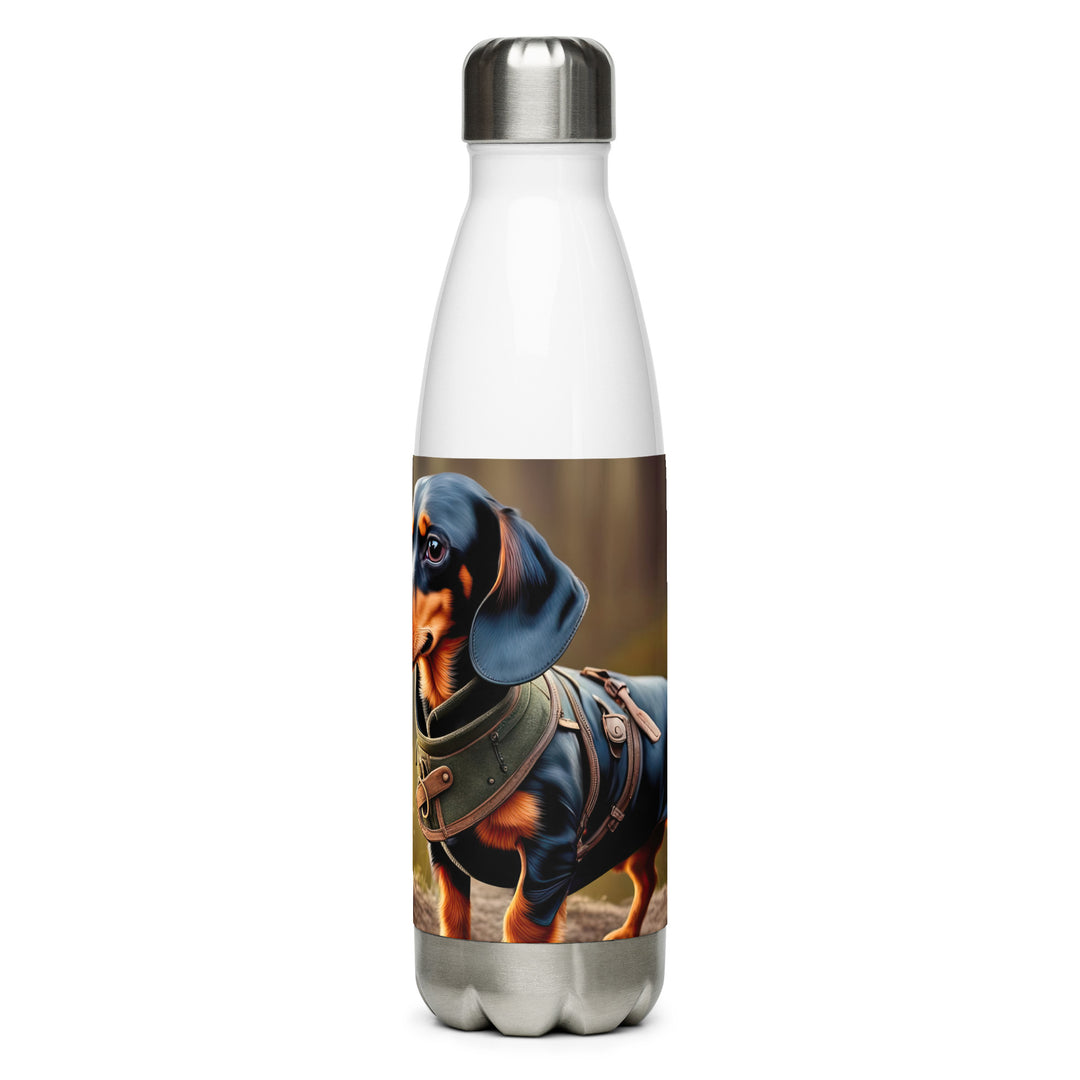 Dachshund- Stainless Steel Water Bottle v4