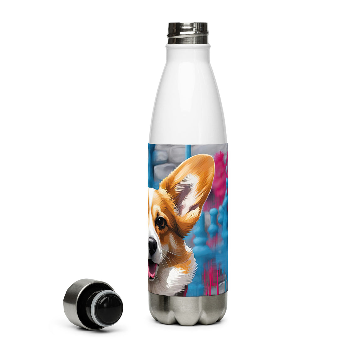 Pembroke Welsh Corgi- Stainless Steel Water Bottle v5