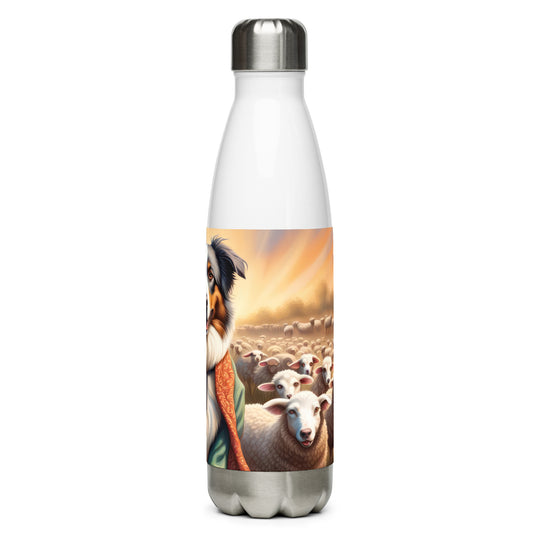 Australian Shepherd- Stainless steel water bottle