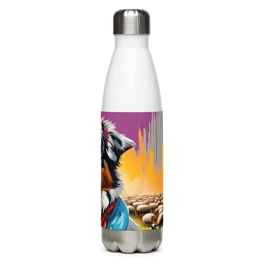 Australian Shepherd- Stainless steel water bottle v3