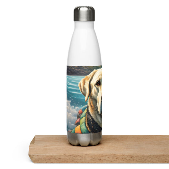 Stainless steel water bottle-Labrador Retriever V4